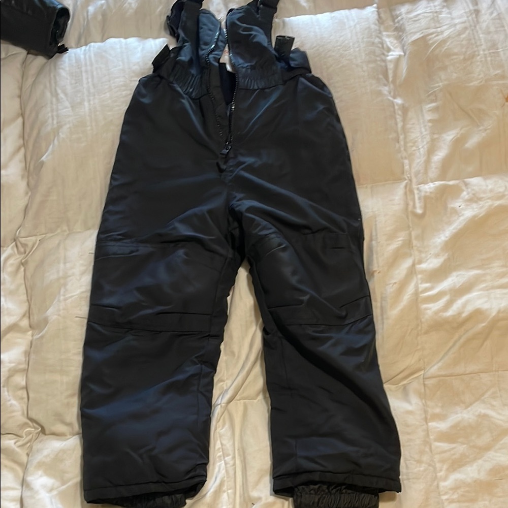 Cat & Jack Black Snow Bib Overalls